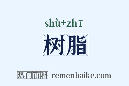 树脂是什么意思的图片
